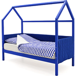 Детская кровать-домик Бельмарко мягкий Svogen синий