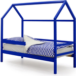 Бельмарко Детская кровать-домик Svogen синий + бортик ограждение