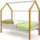 Бельмарко Детская кровать-домик Svogen дерево-белый + бортик ограждение