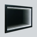 Зеркало Vincea LED 60х80 c сенсорным выключателем и диммером, черное (VLM-2M600MB)