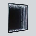 Зеркало Vincea LED 80х60 датчик на движение, черное (VLM-2M800MB)
