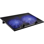 Подставка для ноутбука Digma D-NCP170-2 17" 390x270x27 мм 2xUSB 2x 150мм FAN 600г черный