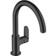 Смеситель для кухни Hansgrohe Vernis Shape черный матовый (71870670)