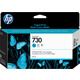Картридж HP 730 130-ml Cyan DesignJet Ink Cartridge (P2V62A)