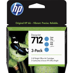 Набор картриджей HP 712 3-Pack 29-ml Cyan DesignJet Ink Cartridge (3ED77A)