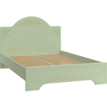 Кровать Compass Соня Премиум СО-322К с ламелью и опорами зеленый/силк грасс