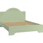 Кровать Compass Соня Премиум СО-323К с ламелью и опорами зеленый/силк грасс