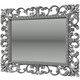 Зеркало Мэри ЗК-03 серебро (вешается горизонтально или вертикально)