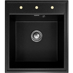 Кухонная мойка ZOX ZX-GM 04 42х48 черная (4630085461906)