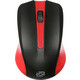Мышь Oklick 485MW черный/красный оптическая (1000dpi) беспроводная USB для ноутбука (3but) (997828)