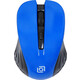 Мышь Oklick 545MW черный/синий оптическая (1600dpi) беспроводная USB для ноутбука (4but) (368630)