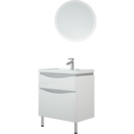 Мебель для ванной Corozo Омаха 70 Z2 белый/металлик
