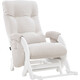 Кресло для кормления и укачивания Milli Dream с карманами молочный дуб verona light grey