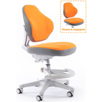 Детское кресло ErgoKids GT Y-405 OR ortopedic обивка оранжевая однотонная