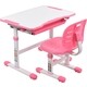 Комплект FunDesk Парта + стул трансформеры Capri pink cubby