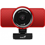 Веб-камера Genius ECam 8000, угол обзора 90гр, вращение на 360гр, встроенный микрофон, 1080P полный HD, 30 кадр. в сек, пов (32200001407)