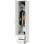 Шкаф для одежды с ящиками Шарм-Дизайн МШЯ-11 40х60 белый