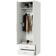 Шкаф для одежды с ящиками Шарм-Дизайн МШЯ-21 110х60 белый