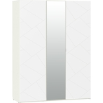 Шкаф комбинированный Сильва НМ 011.44 Summit Меренга (ПВХ) белый текстурный