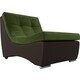Кресло АртМебель Монреаль кресло микровельвет зеленый экокожа коричневый