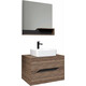 Мебель для ванной Grossman Лайф 80х50 GR-3016 винтажное дерево/графит