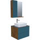 Мебель для ванной Grossman Альба 65х50 подвесная, веллингтон/бриз