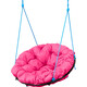 Кресло Планета про Папасан подвесное, розовая подушка (12039908)