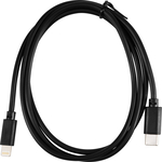Кабель Buro PD18W USB Type-C (m)-Lightning (m) 1м черный