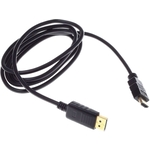 Кабель аудио-видео Buro DisplayPort (m)/HDMI (m) 1.8м. Позолоченные контакты черный (BHP RET HDMI_DPP18)