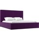 Интерьерная кровать Лига Диванов Аура 160 микровельвет фиолетовый (113032)