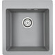 Кухонная мойка Paulmark Zemar 46х50 серый металлик (PM104651-GRM)