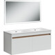 Мебель для ванной Sancos Smart 120 четыре ящика, белый глянец