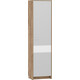 Шкаф для одежды Сильва Нортон НМ 013.12 серый камень/белый фасадный, дуб крафт табачный