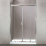 Душевая дверь BelBagno Uno 170х195 прозрачная, хром (UNO-195-BF-2-170-C-Cr)