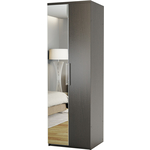 Шкаф для одежды Шарм-Дизайн Комфорт МШ-21 90х45 с зеркалом, венге