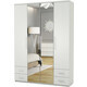 Шкаф четырехдверный Шарм-Дизайн Комфорт МКЯ2-43 160х60 с зеркалом, белый