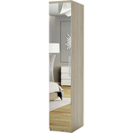 Шкаф для одежды Шарм-Дизайн Комфорт МШ-11 50х60 с зеркалом, дуб сонома