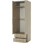 Шкаф для одежды с ящиками Шарм-Дизайн Мелодия МШЯ-21 60х45 дуб сонома