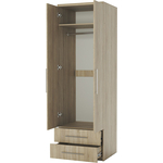 Шкаф для одежды с ящиками Шарм-Дизайн Мелодия МШЯ-21 60х60 дуб сонома