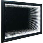 Зеркало Vincea LED 80х60 датчик на движение, черное (VLM-2M800B)