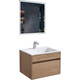 Мебель для ванной Vincea Chiara 60х48 N.Oak, белая раковина