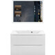 Мебель для ванной Vincea Mia 80х45 G.White, белая раковина