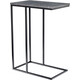 Придиванный столик Bradex Loft 50x30 серый мрамор с черными ножками (RF 0357)