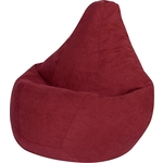 Кресло-мешок DreamBag Бордовый Велюр XL 125х85