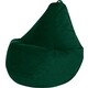 Кресло-мешок DreamBag Зеленый Велюр L 100х70
