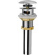 Донный клапан AQUAme Click-clack с переливом, хром (AQM7001-1)