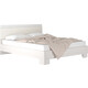 Кровать Комфорт - S 1600 с ортопедом Гертруда М8, Белая лиственница, Ясень жемчужный
