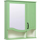 Зеркальный шкаф Runo Марсель 65х75 зеленый (00-00001059)