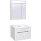 Мебель для ванной Runo Парма 59х46 1 ящик, подвесная, белая