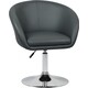 Кресло дизайнерское Dobrin EDISON LM-8600 серый